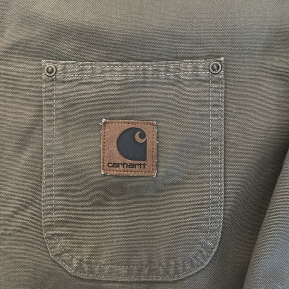 Vintage Carhartt Southwestern Sherpa Lined Aztec Jacket JP1021 XXL - Picture 6 of 10